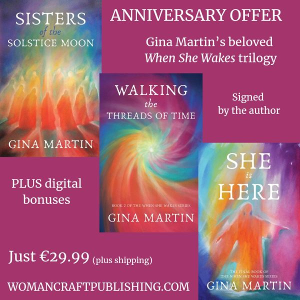 When She Wakes bundle by Gina Martin, Womancraft Publishing