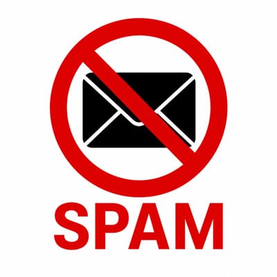 Warning about spam offers